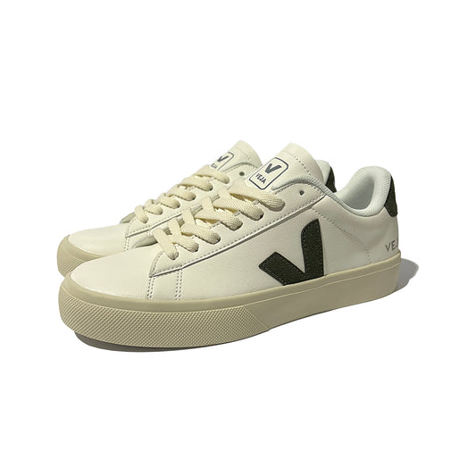 Veja Campo Low Chromefree Leather White Kaki