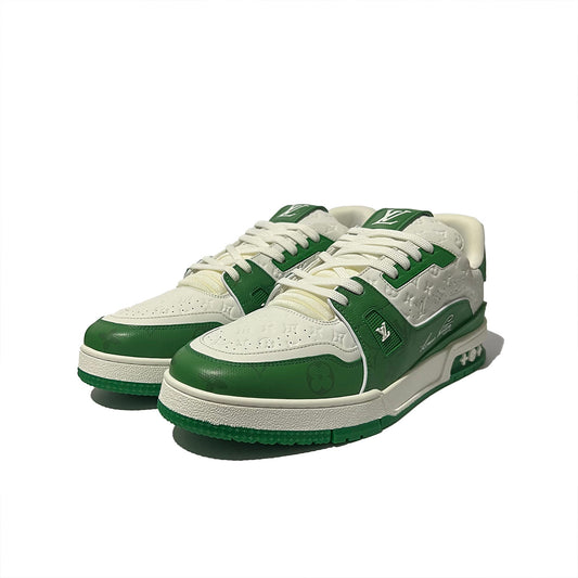 Louis Vuitton Trainer #54 Signature Green White