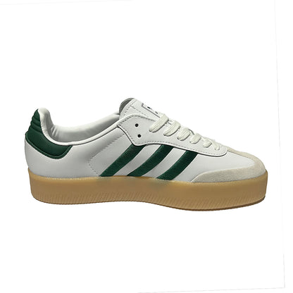 Adidas Sambae White Collegiate Green Gum (Women's)